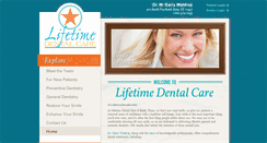 Desktop Screenshot of lifetimedentalcaretx.com